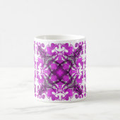 Mug mandala rose Abstrait, tourbillon papillon psychéd (Centre)