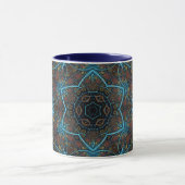 Mug Mandala Rosette Boho Bohemian Style Dandy Motif (Centre)