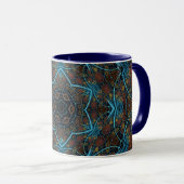 Mug Mandala Rosette Boho Bohemian Style Dandy Motif (Devant droit)