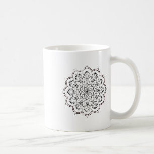 Mug Mandala Spirituel en détresse Paix Bohème Yoga Esp