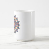 Mug Mandala sur blanc (Centre)