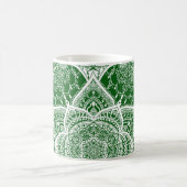 Mug Mandala vert et blanc - Loergann à Moringa (Centre)