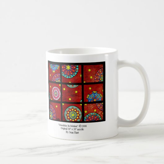 Mug Mandalas dans le mouvement (Droite)