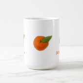 Mug Mandarin avec feuille verte (Centre)