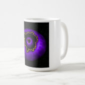 Mug Mandelbrot Violet Dans Un Mandelbrot (Devant droit)