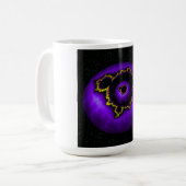 Mug Mandelbrot Violet Dans Un Mandelbrot (Devant gauche)