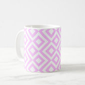 Mug Mander rose et blanc (Devant gauche)