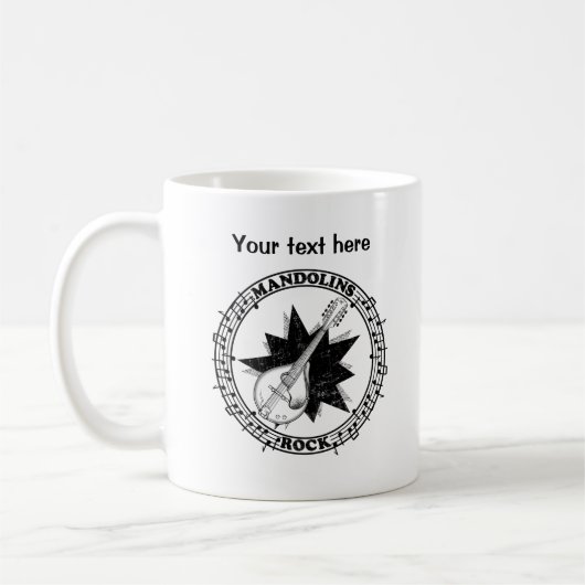Mug Mandolin Bluegrass musique country (Gauche)