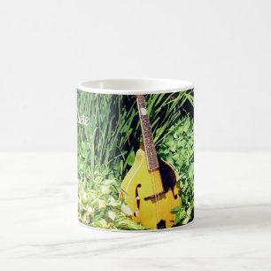 Mug Mandolin Et Jardin Fleur Personnalisé