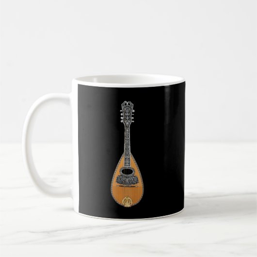 Mug Mandolin Lover String Instrument Bluegrass Musique (Gauche)