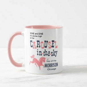 Mug Manège dans le ciel. Haut du Morrison, Chicago