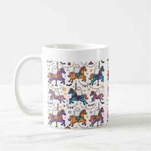 Mug Manège de fantômes hantés Art de carnaval effrayan