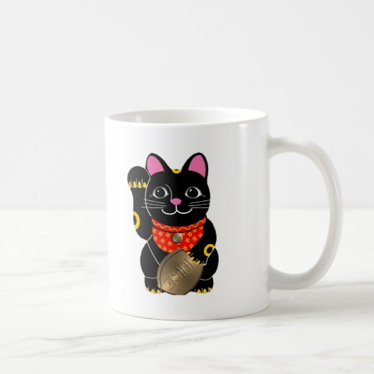 Mug Maneki noir Neko (Droite)