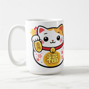 Mug Maneki tanuki daruma Kawaii japonais