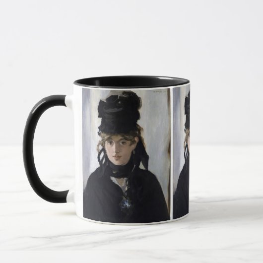 Mug Manet - Berthe Morisot avec un bouquet de violette (Gauche)
