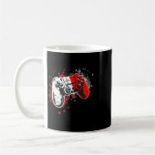 Mug Manette de jeu avec drapeau de Malte  (Gauche)