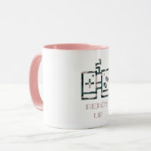 Mug Manette de jeu camouflage rose prête pour le joueu (Devant gauche)