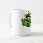 Mug Manette de jeu en pixel art néon (Devant gauche)