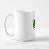 Mug Manette de jeu en pixel art néon (Gauche)