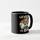 Mug Manette de jeu rétro pour papa promu (Devant droit)