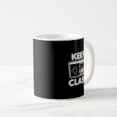 Mug Manette de jeu vidéo Keep It Clic Humour 80s Rétro (Devant droit)