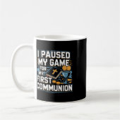 Mug Manette de jeu vidéo pour ma première communion Ca (Gauche)