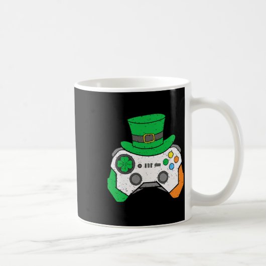 Mug Manette de jeu vidéo Saint-Patrick pour garçons Ir (Droite)