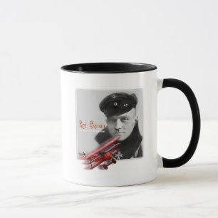 Mug Manfred Von Richthofen (baron rouge) 1918