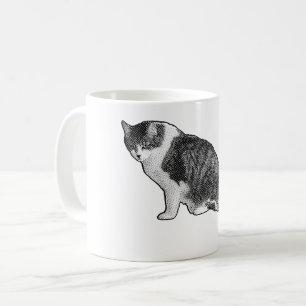 Mug Manga Dot Cat Apporte une Atmosphère Enjouée aux M