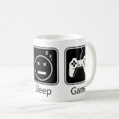 Mug Mange, Dors, Jeu (Devant droit)