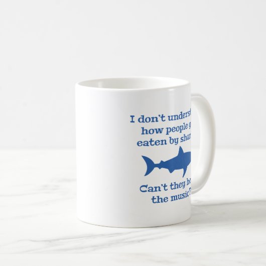 Mug Mangé Par Les Requins (Devant droit)