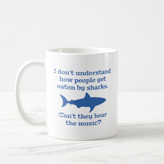 Mug Mangé Par Les Requins (Gauche)