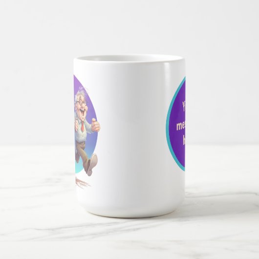 Mug Mange tes grands-parents ajouter du texte (Centre)