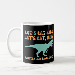 Mug Mangeons des enfants ponctuation Sauve des vies