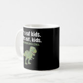 Mug Mangeons Ponctuation Enfants Sauve Des Vies Dinosa (Devant gauche)
