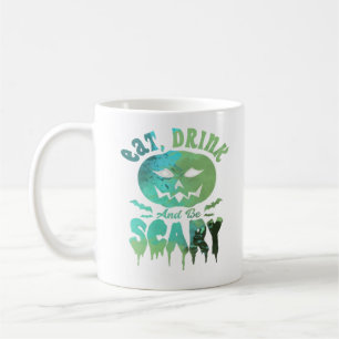 Mug Manger, boire et être effrayant Lumière d'Hallowee