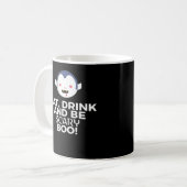 Mug Manger Boire Fantôme Effrayant Halloween Créatif D (Devant gauche)