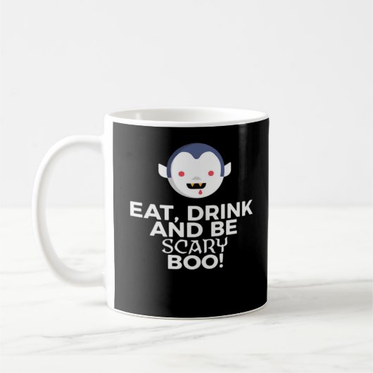 Mug Manger Boire Fantôme Effrayant Halloween Créatif D (Gauche)