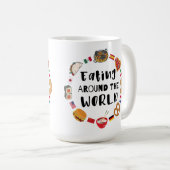 Mug Manger dans le monde entier (Devant droit)