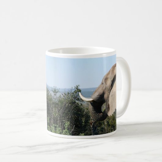 Mug Manger des éléphants sauvages, Afrique du Sud (Devant droit)