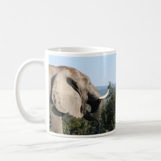 Mug Manger des éléphants sauvages, Afrique du Sud (Gauche)
