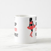 Mug Manger Dormir Acclamer Répéter Entraîneur de Cheer (Centre)