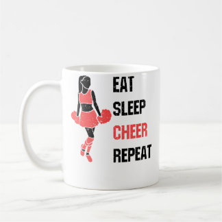 Mug Manger Dormir Acclamer Répéter Entraîneur de Cheer