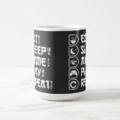 Mug Manger Dormir Anime Jouer Répéter Style de vie Ota (Centre)