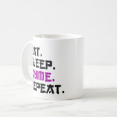 Mug Manger Dormir Anime Répéter (Devant gauche)