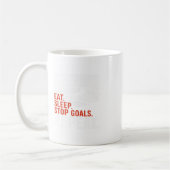 Mug Manger Dormir Arrêter Objectif Répéter, Entraîneur (Gauche)