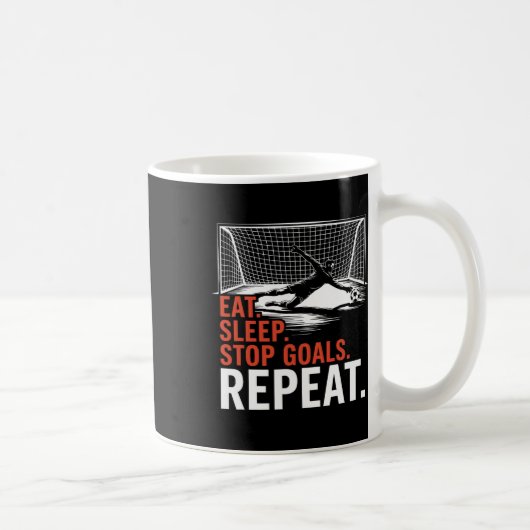 Mug Manger Dormir Arrêter Objectif Répéter, Entraîneur (Droite)