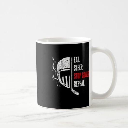 Mug Manger Dormir Arrêter Objectifs Répéter Gardien de (Droite)