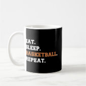 Mug Manger. Dormir. Ballon de basket. Répéter. t Fun q (Gauche)
