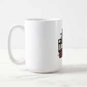 Mug Manger Dormir Baseball Répéter Drôle Fan de Baseba (Gauche)
